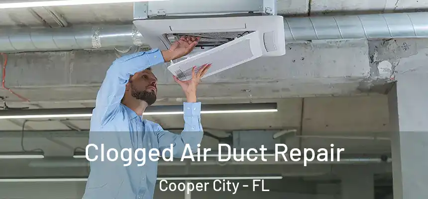  Clogged Air Duct Repair Cooper City - FL